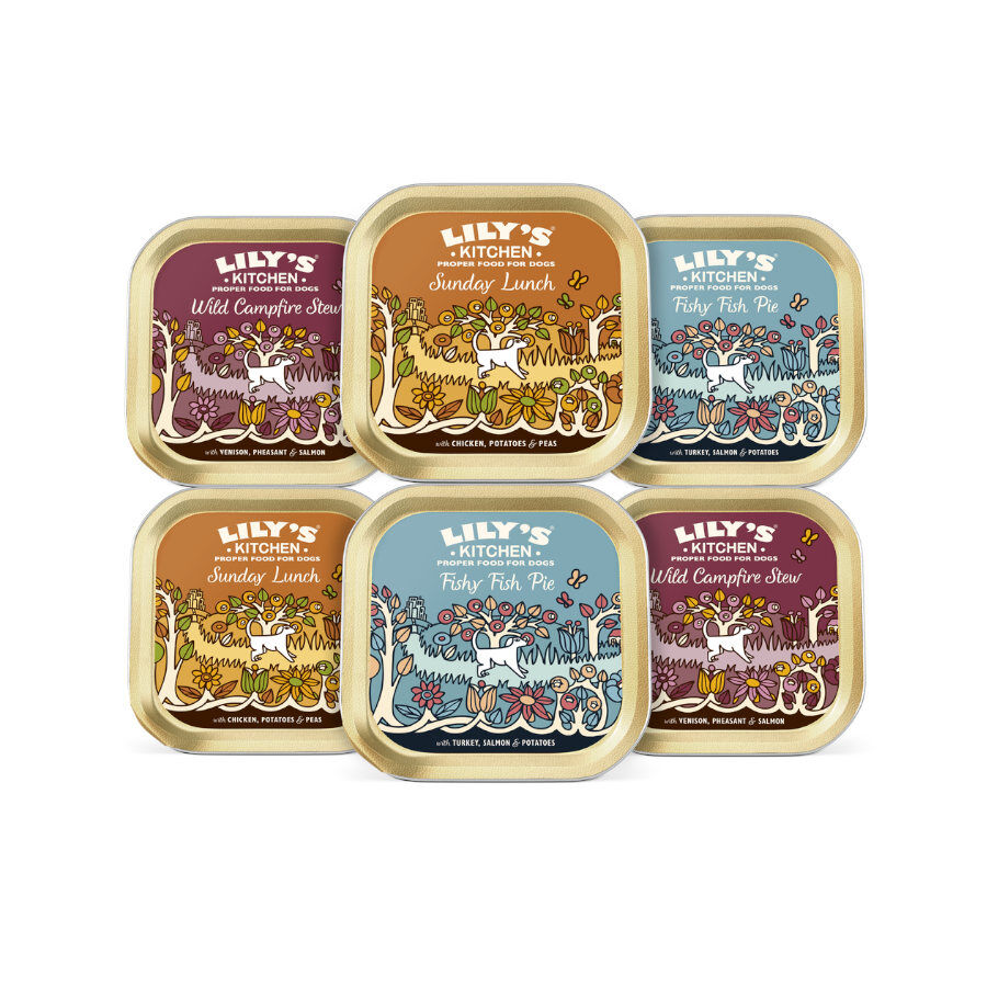 6 terrinas x 150 g Lily's Kitchen Grain Free terrinas para c&atilde;es - Multipack 6 , , large Imagem n&uacute;mero 2