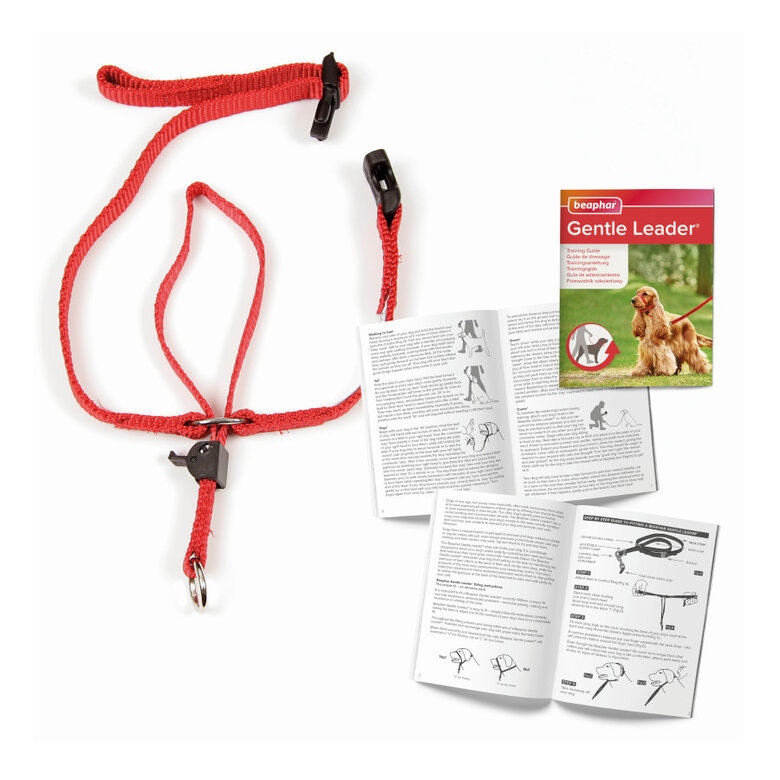 Beaphar Gentle Leader Açaime vermelho para cães, , large image number null