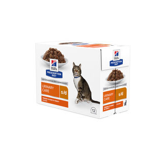 Hill's Prescription Diet Urinary Care s/d Frango Saqueta em molho para gatos - Pack