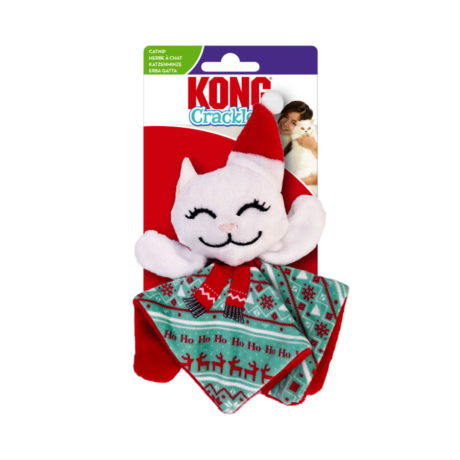 Kong Holiday Crackles Santa Kitty brinquedos para gatos, , large Imagem n&uacute;mero 2