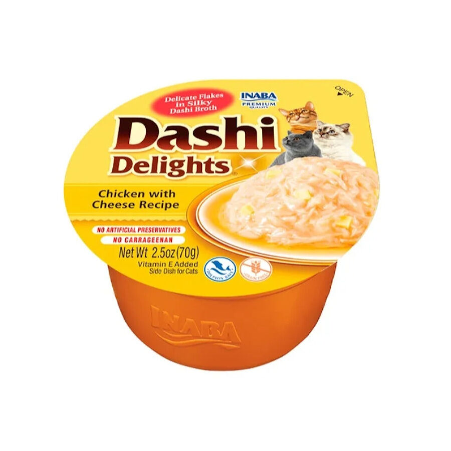 70 g Dashi Delights Cremoso Frango e Queijo Lanche para gatos, , large Imagem n&uacute;mero 1