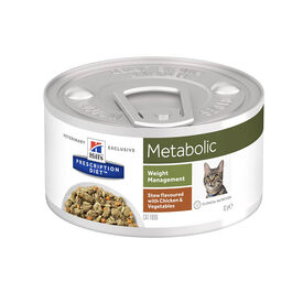Hill's Prescription Diet Metabolic Guisado de Frango e Legumes lata para gatos