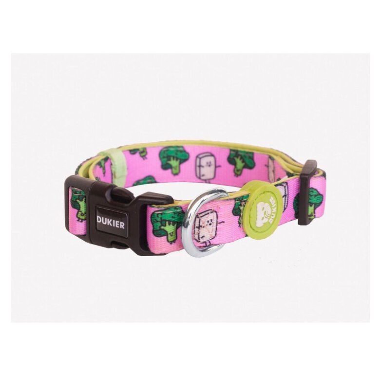 Dukier Coleira com estampado vegan para cães,  Imagem número 1 Dukier Coleira com estampado vegan para cães, , large Imagem número 1