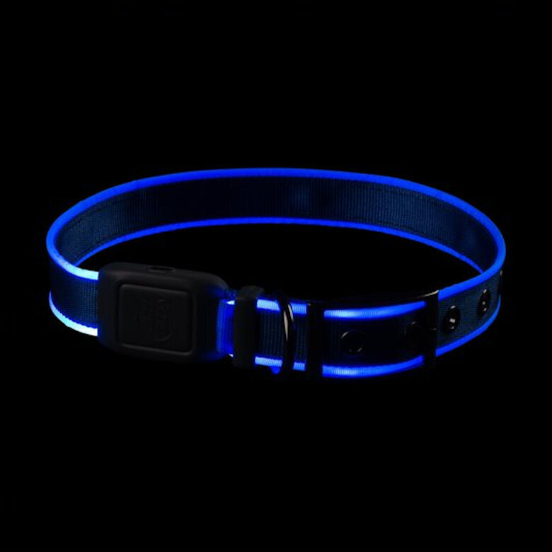 collar_perro_nite_ize_nitedog_azul_NITNDCRM03R3 Imagem número 1 Nite Ize NiteDog Collar LED Recargable Azul para perros Imagem número 1