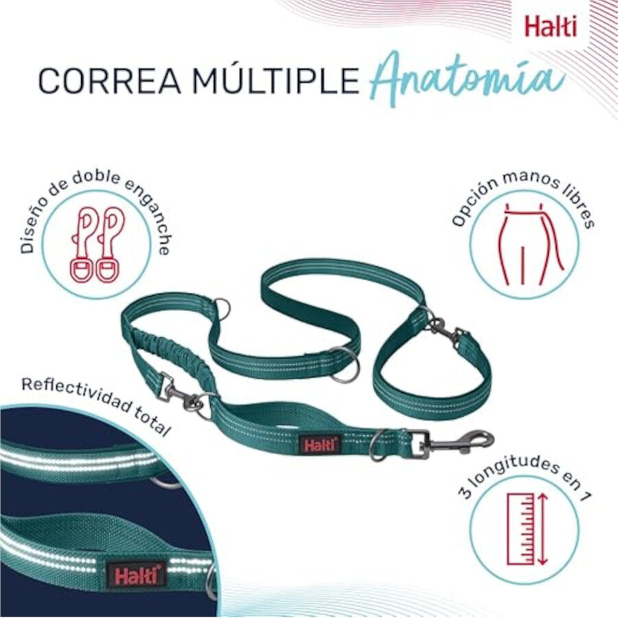 Halti Trela multifuncional azul-esverdeada para c&atilde;es, , large Imagem n&uacute;mero 4