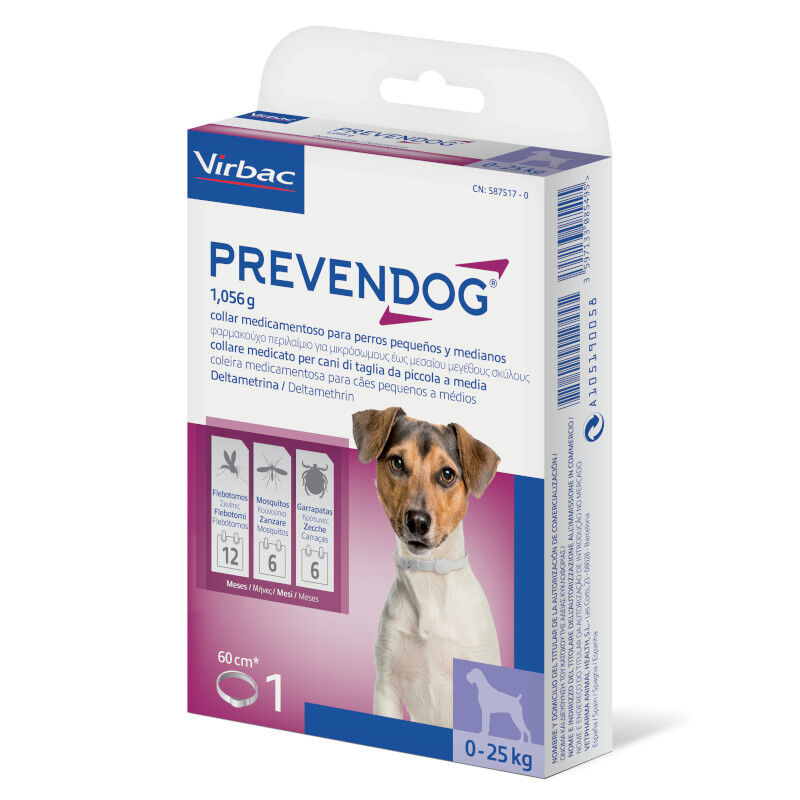 Virbac Prevendog Coleira Antiparasit&aacute;ria para c&atilde;es de porte m&eacute;dio, , large Imagem n&uacute;mero 1