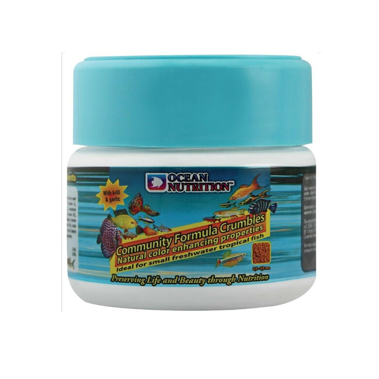 Ocean Nutrition Community Formula Crumbles alimento para peixes de água doce,  Imagem número 1 Ocean Nutrition Community Formula Crumbles alimento para peixes de água doce, , large Imagem número 1