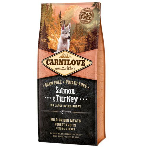 Carnilove Salmon & Turkey pienso cachorros grandes Imagem n&uacute;mero 1