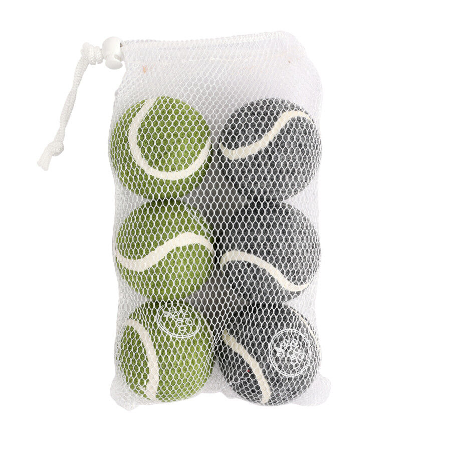 Minus One Bouncy Tennis Ball Pack de 6 bolas de t&eacute;nis para c&atilde;es, , large Imagem n&uacute;mero 2