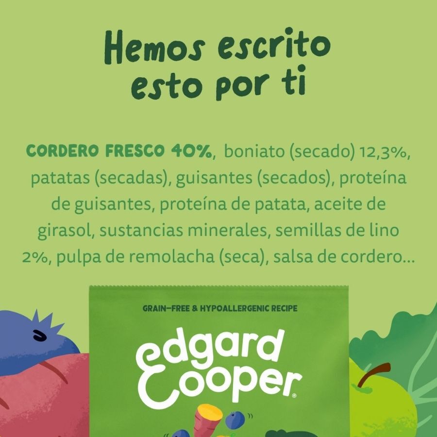 12 kg Edgard & Cooper Adult Ra&ccedil;&atilde;o de Borrego para c&atilde;es de porte grande, , large Imagem n&uacute;mero 4