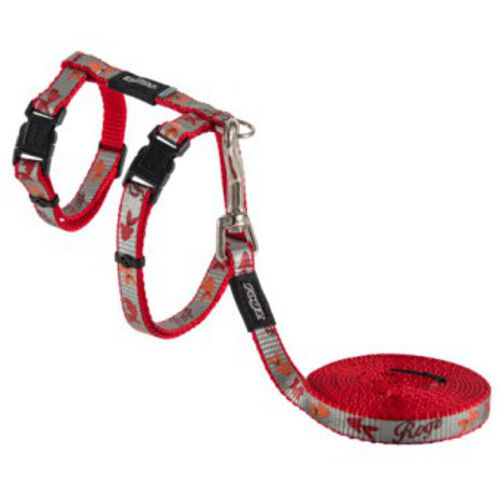 Rogz Reflectocat arn&eacute;s y correa gatos para azul Imagem n&uacute;mero 1