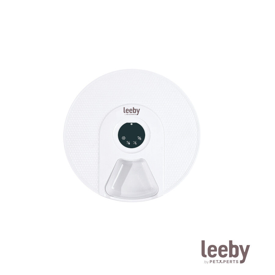 Leeby Comedouro Autom&aacute;tico Program&aacute;vel Circular para c&atilde;es e gatos, , large Imagem n&uacute;mero 2
