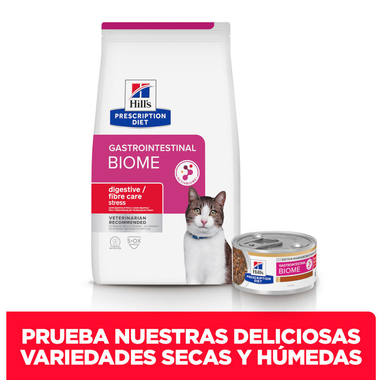 82 g Hill’s Prescription Diet Gastrointestinal Biome Stress estufado lata para gatos,  Imagem número 8 82 g Hill’s Prescription Diet Gastrointestinal Biome Stress estufado lata para gatos, , large Imagem número 8