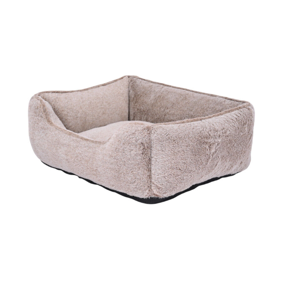 Leeby Cama antistress cinza para c&atilde;es, , large Imagem n&uacute;mero 4