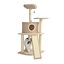 Leeby Boucle Collection árvore arranhadora com cama nido e arranhador vertical para gatos, , large Indicador imagem número 6