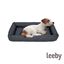 Leeby Colchão Macio Preto para cães, , large Indicador imagem número 2