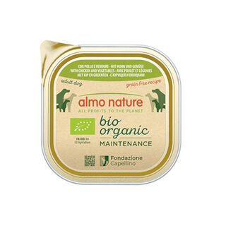 Almo Nature Bio Organic Maintenance Frango e Vegetais Ração para Cães
