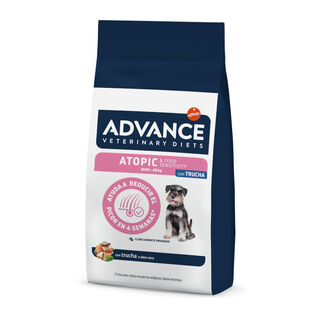 Advance Veterinary Diets Mini Atopic Truta ração para cães