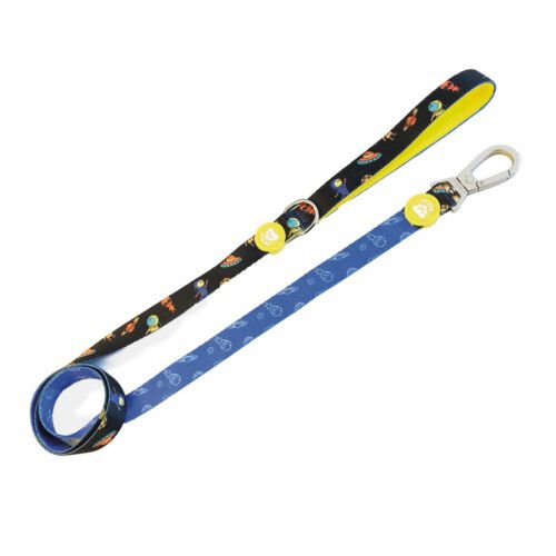 Dukier Space correa para perros estampado espacial Imagem n&uacute;mero 1