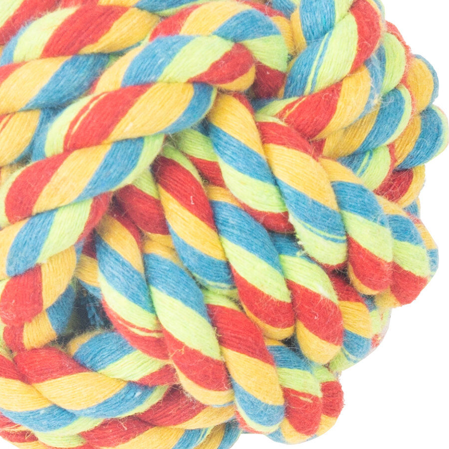 Tootoy! Pull Rope Ball Multicolor bola com corda para c&atilde;es, , large Imagem n&uacute;mero 3