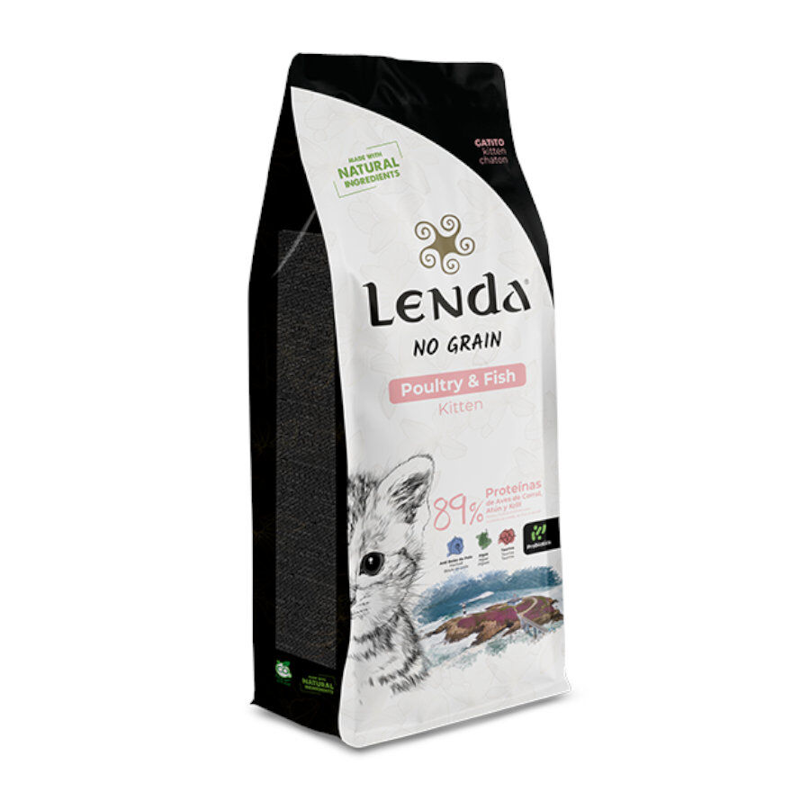 2 kg Lenda No Grain Poultry & Fish Kitten ra&ccedil;&atilde;o para gatinhos, , large Imagem n&uacute;mero 1