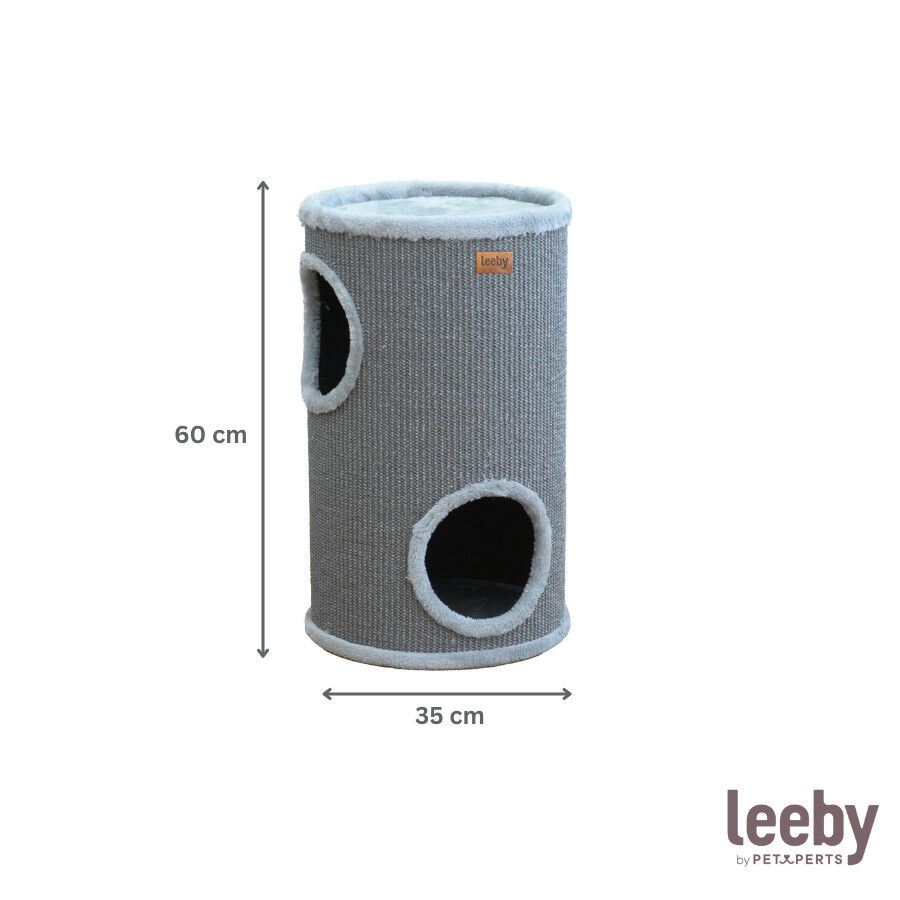 Leeby Bijou barril arranhador com cama nido para gatos, , large Imagem n&uacute;mero 4