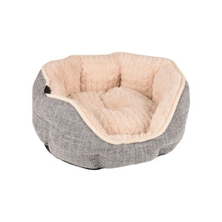 Flamingo Zupo Octagonal Cinzenta cama alcofa para cães e gatos