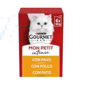 Purina Gourmet Mon Petit Seleção Aves com molho em saqueta para gatos