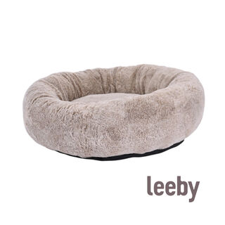 Leeby Cama antistress bege para cães