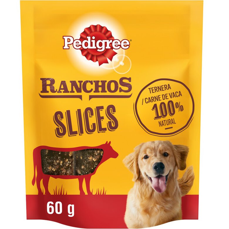60 g Pedigree Ranchos Slices recompensas sabor vitela para cães,  Imagem número 1 60 g Pedigree Ranchos Slices recompensas sabor vitela para cães, , large Imagem número 1