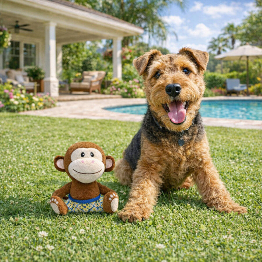 Summer Vibes Dolce Vita Monkey Peluche para c&atilde;es, , large Imagem n&uacute;mero 1
