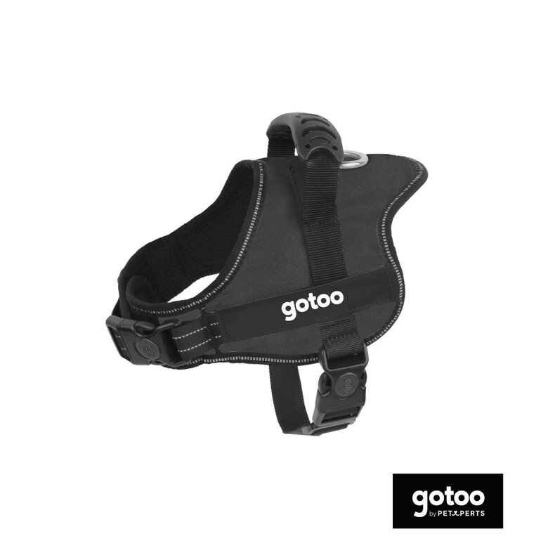 Gotoo Peitoral anti-puxões Preto para Cães,  Imagem número 2 Gotoo Peitoral anti-puxões Preto para Cães, , large Imagem número 2