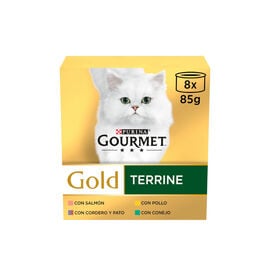 Gourmet Gold Terrina de Carnes em lata para gatos