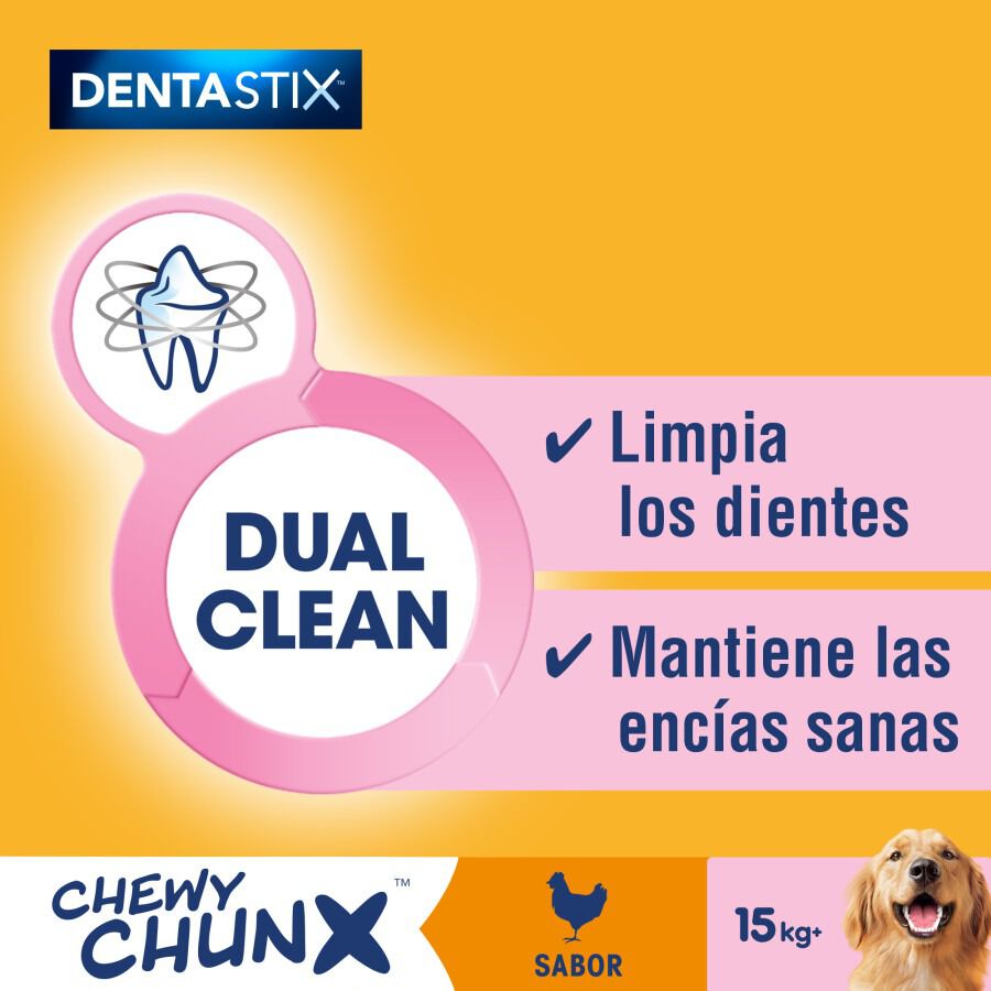 68 g Pedigree Dentastix Chewy Chunx Snacks Dent&aacute;rios Frango para C&atilde;es M&eacute;dios e Grandes, , large Imagem n&uacute;mero 7