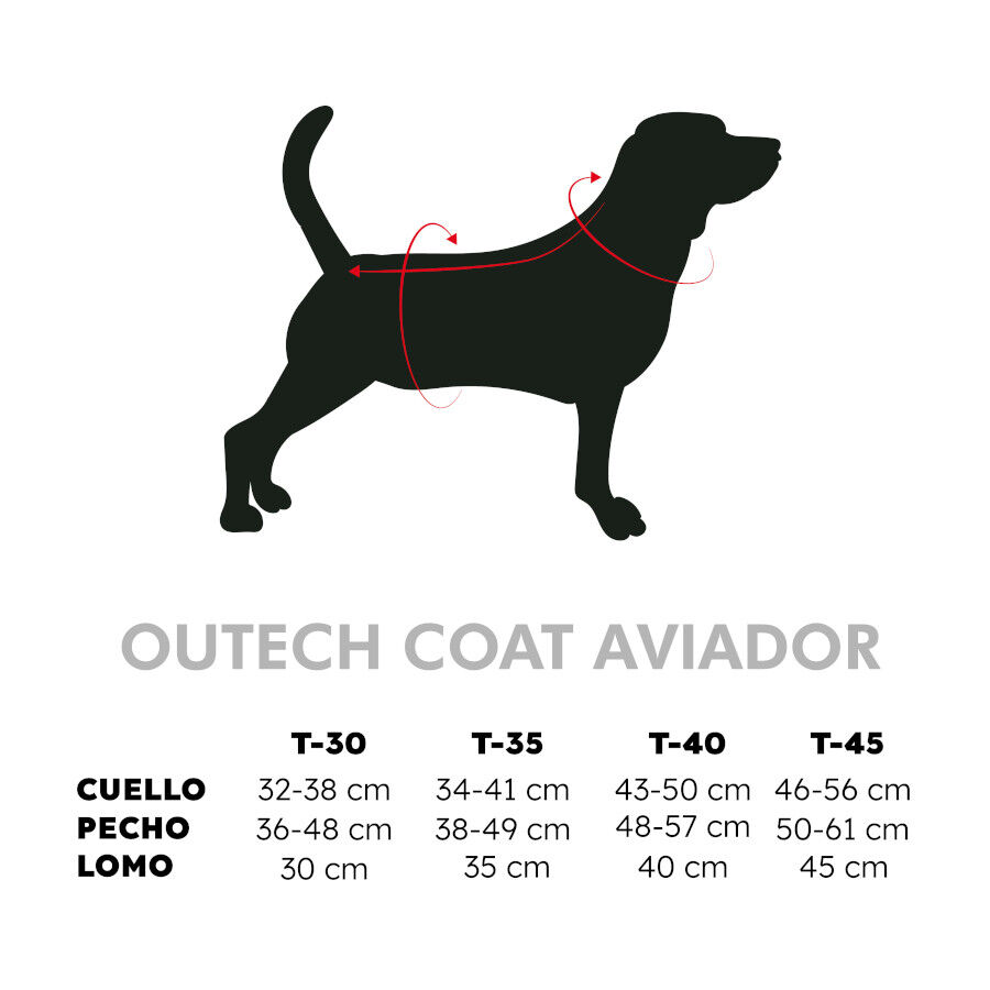 Outech Casaco Estilo Aviador Rosa e Azul para c&atilde;es, , large Imagem n&uacute;mero 5
