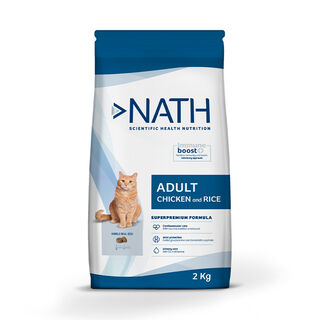 Nath Adult Frango e Arroz ração para gatos 