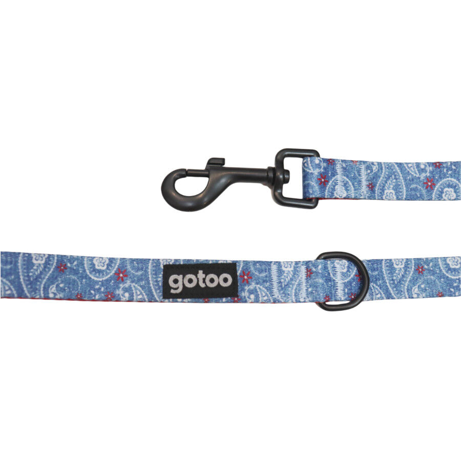 Gotoo Trela estampada azul para c&atilde;es, , large Imagem n&uacute;mero 3