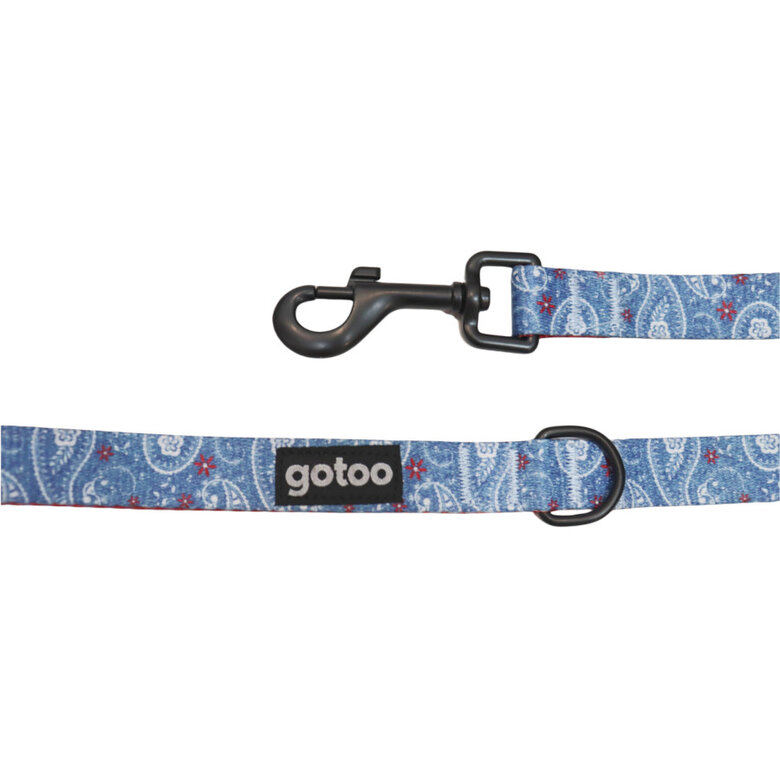 Gotoo Trela estampada azul para cães,  Imagem número 3 Gotoo Trela estampada azul para cães, , large Imagem número 3