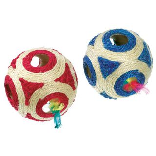Flamingo Bola de sisal com chocalho para gatos