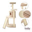 Leeby Boucle Collection árvore arranhadora com cama nido e arranhador vertical para gatos, , large Indicador imagem número 7