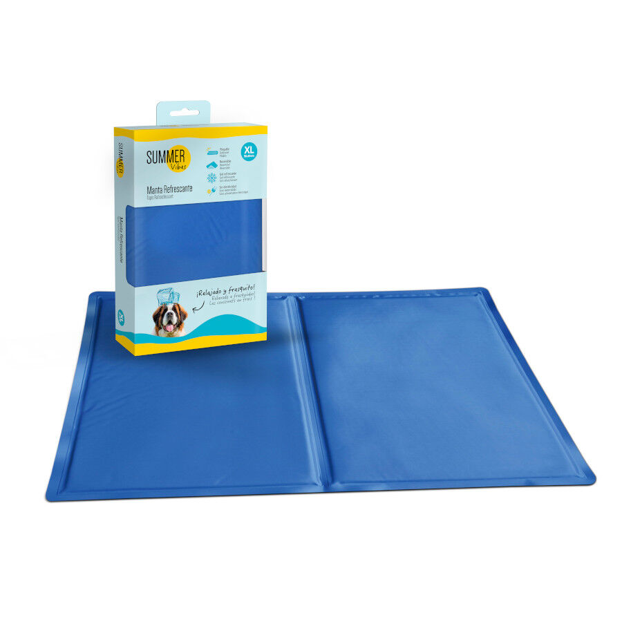 Summer Vibes Manta Refrescante Azul para c&atilde;es, , large Imagem n&uacute;mero 1