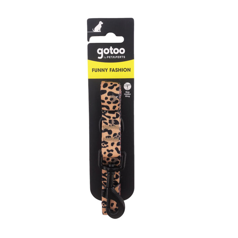 Gotoo Trela estampada leopardo castanha para cães,  Imagem número 6 Gotoo Trela estampada leopardo castanha para cães, , large Imagem número 6