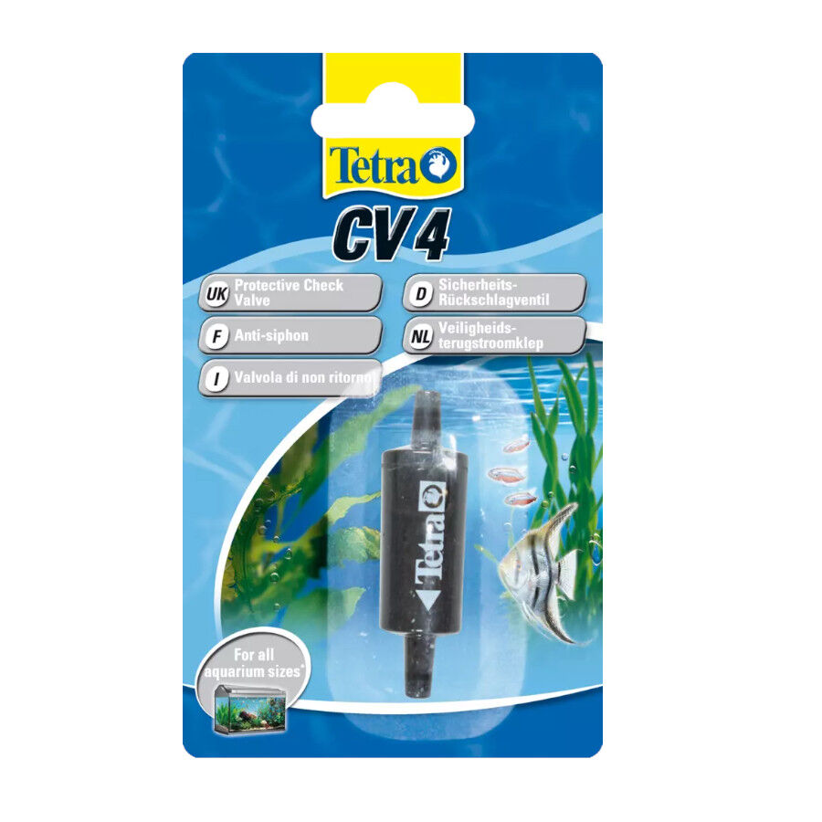 Tetratec CV4 v&aacute;lvula seguridad bombas acuario Imagem n&uacute;mero 1
