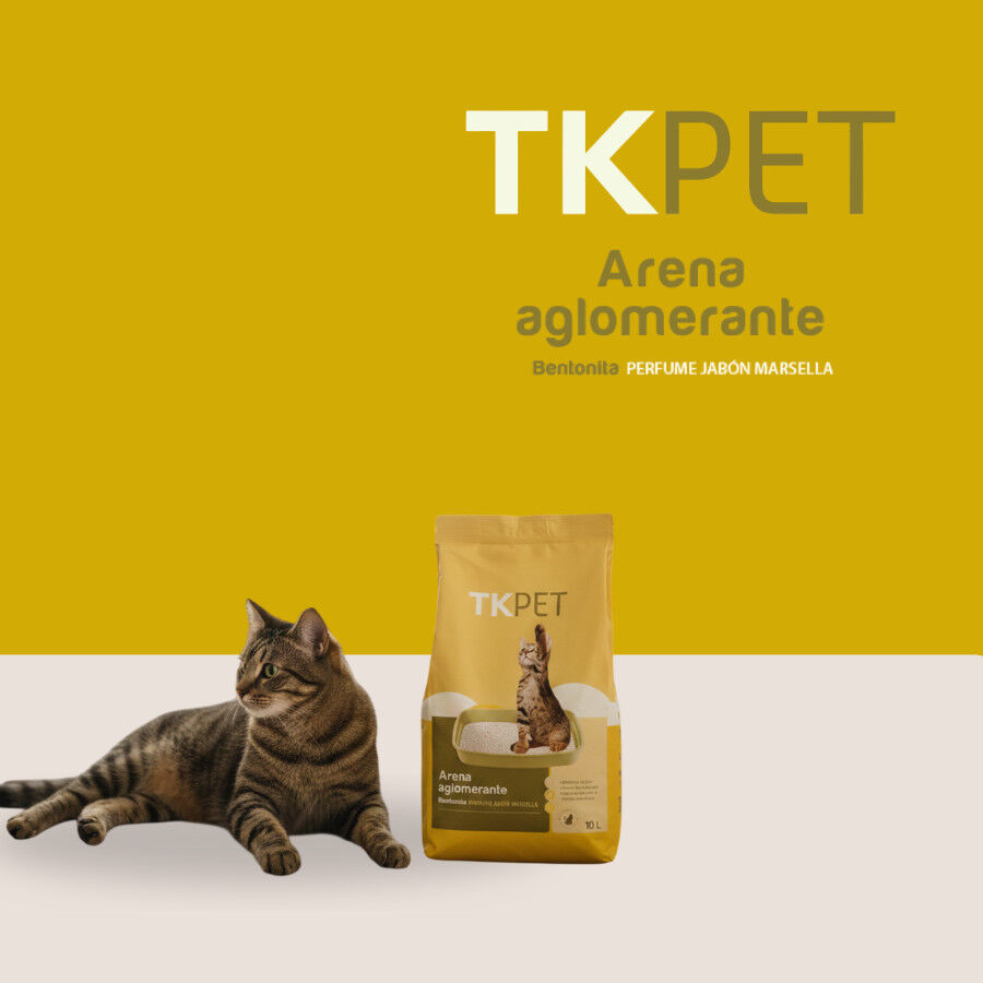 10 L TK-Pet Areia Aglomerante de Bentonite e Marselha para gatos, , large Imagem n&uacute;mero 5