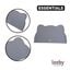 Leeby Tapete Antiderrapante para Comedouro em Forma de Gato Cinzento para c&atilde;es e gatos, , large Indicador imagem n&uacute;mero 3