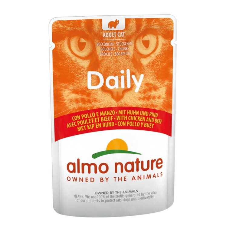 70 g Almo Nature Daily comida húmida frango e vaca ,  Imagem número 1 Almo Nature Daily comida húmeda pollo y vacuno Imagem número 1
