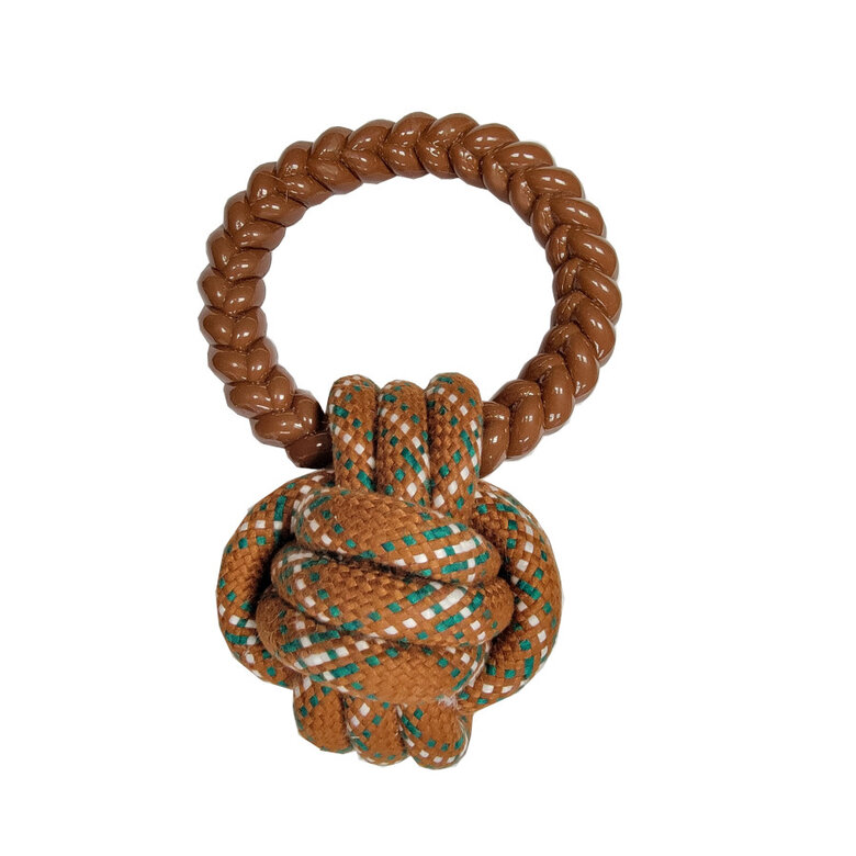 Wonder Christmas Bola com Corda e Mordedor Natalício para Cães,  Imagem número 2 Wonder Christmas Bola com Corda e Mordedor Natalício para Cães, , large Imagem número 2