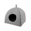 Leeby Igloo antiderrapante cinzento para gatos, , large Indicador imagem número 1