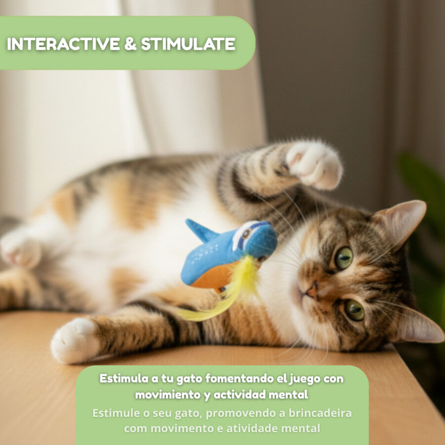 Tootoy! Interactive & Stimulate P&aacute;ssaro de brinquedo para gatos, , large Imagem n&uacute;mero 5