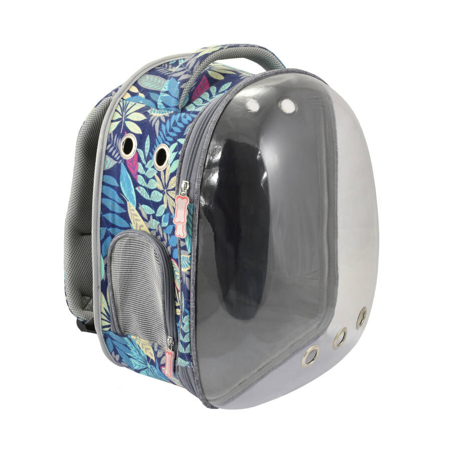 Nayeco Space Mochila con Esfera Azul para c&atilde;es e gatos, , large Imagem n&uacute;mero 1